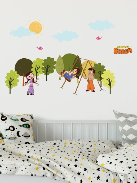 

Asian Paints Multicoloured Kids Chhota Bheem Princess Indumati Printed Wall Sticker, Multi