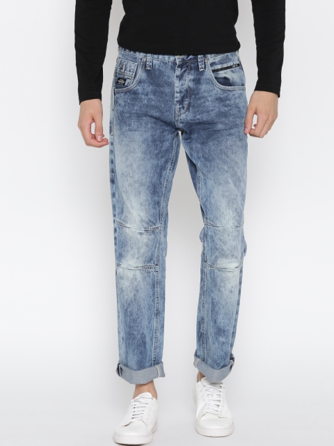 

Jack & Jones Men Blue Boxy Loose Fit Jeans