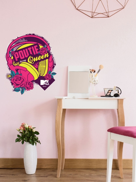 

Asian Paints Kids Multicoloured MTV Poutie Queen Printed Wall Sticker, Multi
