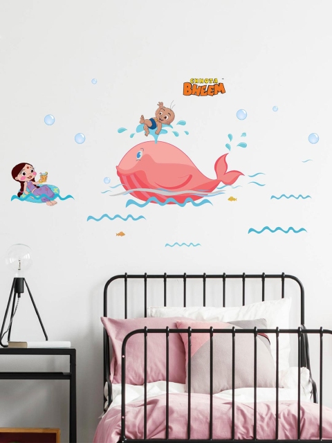 

Asian Paints Multicoloured Kids Chhota Bheem & Chutki Water Fun Printed Wall Sticker, Multi