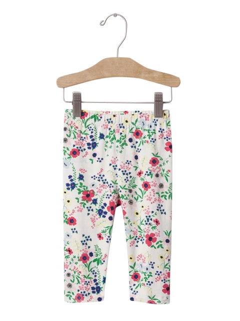 

GAP Girls White Spring Blossom Leggings