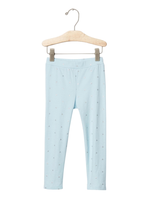 

GAP Girls Blue Printed Leggings