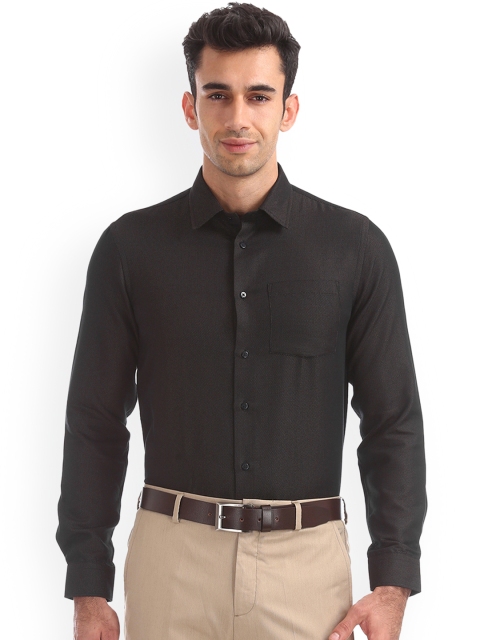 

Arrow New York Men Brown Slim Fit Solid Casual Shirt