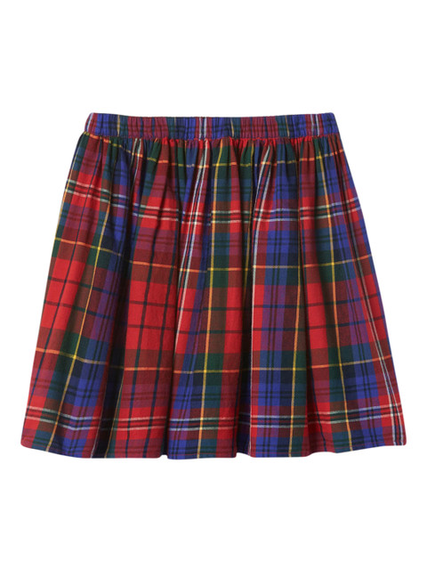 

GAP Girls Plaid Flippy Skirt, Red