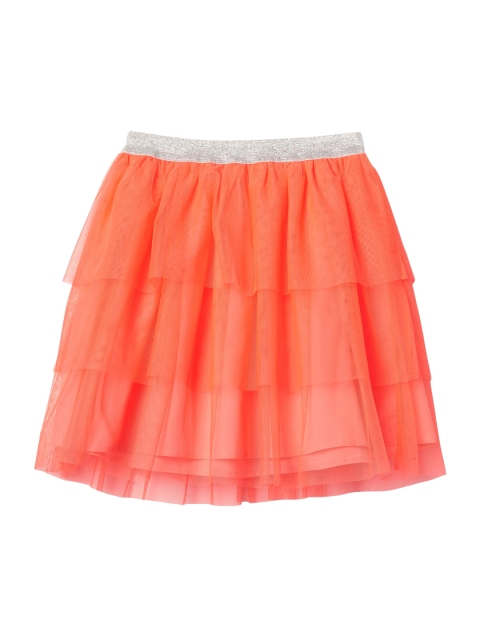 

GAP Girls Orange Tulle Tiered Flippy Skirt
