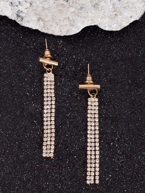 

Ayesha Gold-Toned Contemporary Drop Earrings