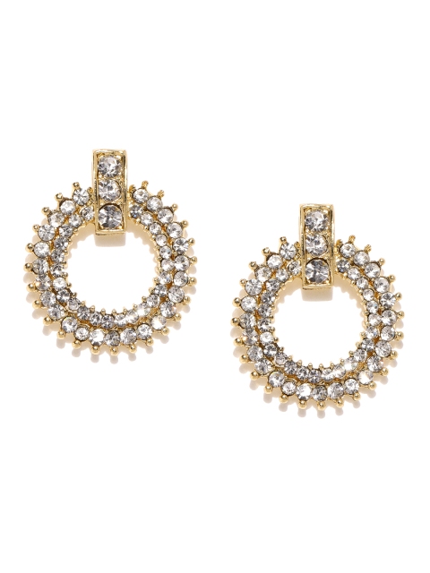 

Ayesha Gold-Toned Circular Drop Earrings