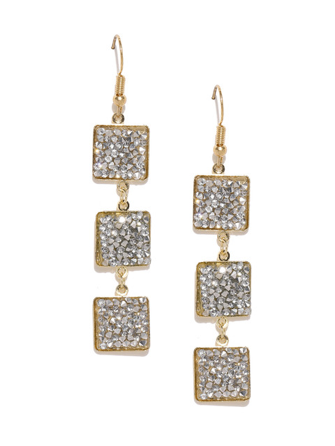 

Ayesha Gold-Toned Geometric Drop Earrings
