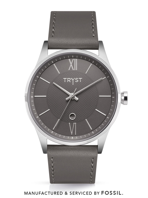 

TRYST Manufactured & Serviced by Fossil Men Grey Watch