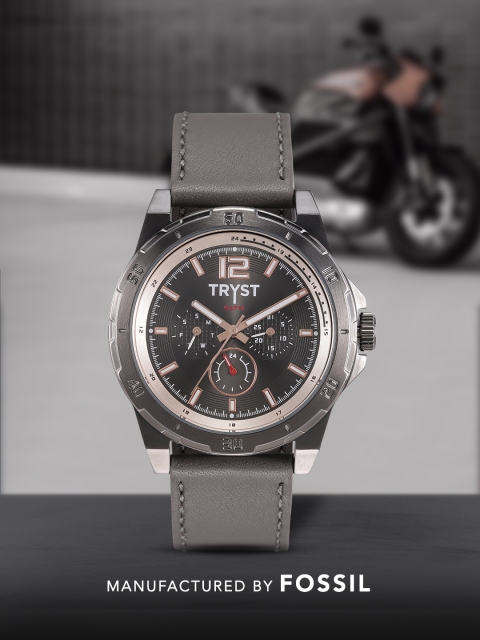 

TRYST Manufactured & Serviced by Fossil Men Grey Watch