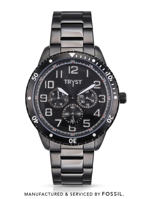 

TRYST Manufactured & Serviced by Fossil Men Black Watch