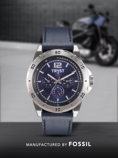 

TRYST Manufactured & Serviced by Fossil Men Blue Watch