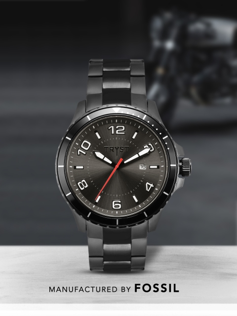 

TRYST Manufactured & Serviced by Fossil Men Metallic Watch