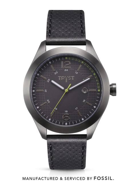 

TRYST Manufactured & Serviced by Fossil Men Grey Watch