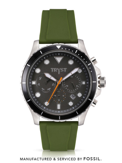 

TRYST Manufactured & Serviced by Fossil Men Charcoal Watch
