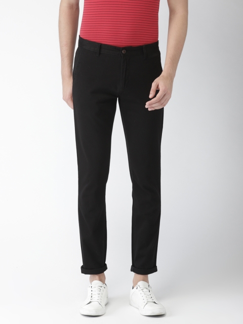 

Arrow Sport Men Black Chrysler Slim Fit Solid Chinos