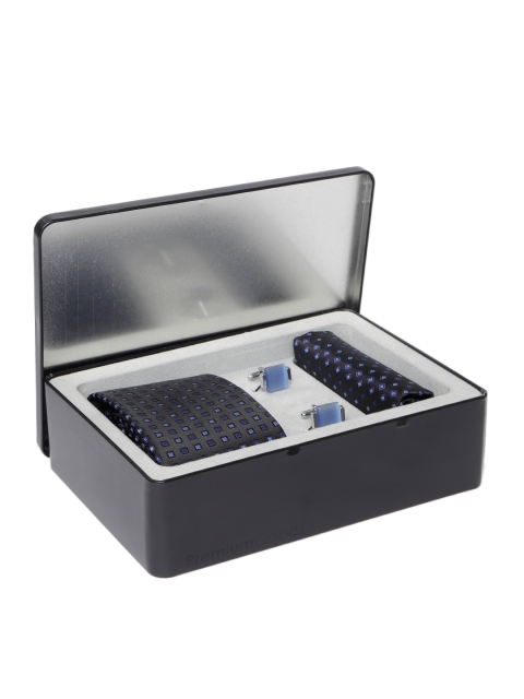 

Lino Perros Men Black & Blue Accessory Gift Set