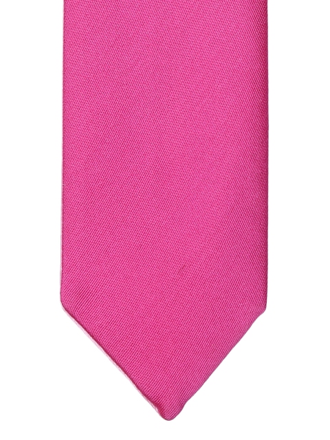 

Lino Perros Pink Solid Slim Tie