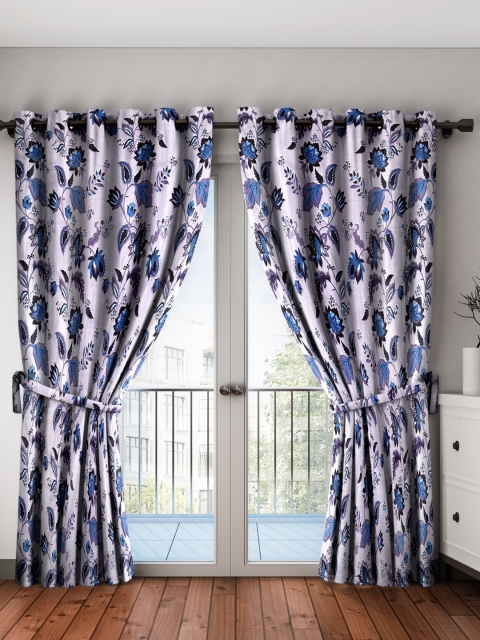 

Home Sizzler Grey Set of 2 Door Curtains