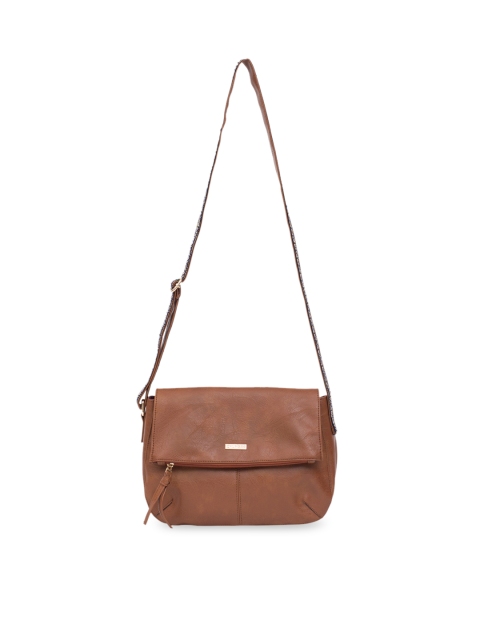 

Chumbak Tan Solid Sling Bag