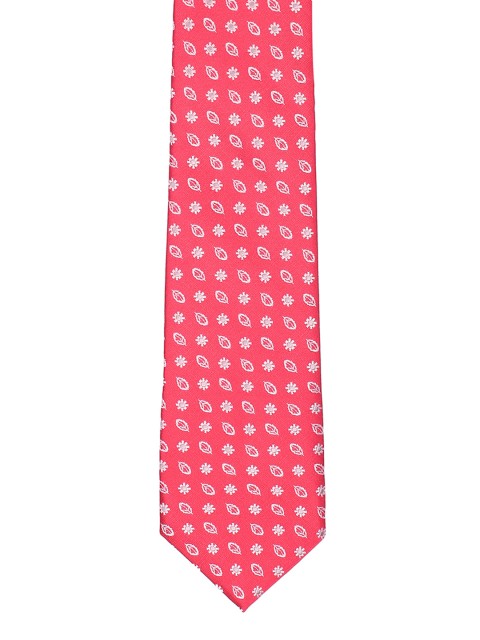 

Peter England Red Printed Broad Tie