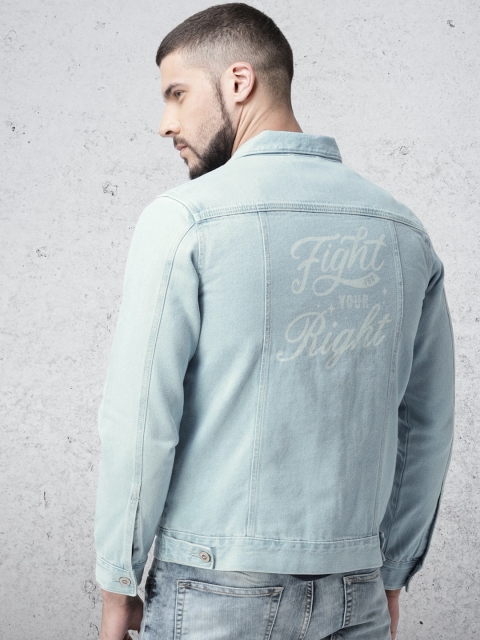 

Ecko Unltd Men Blue Solid Denim Jacket