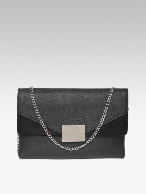 

DOROTHY PERKINS Black Solid Sling Bag