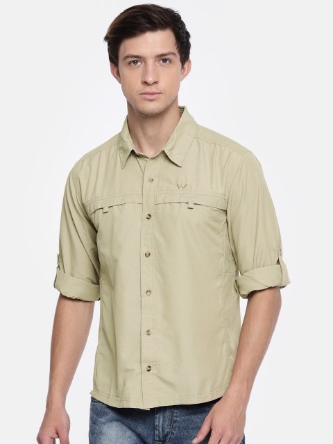 

Wildcraft Men Khaki Casual FS Shirt