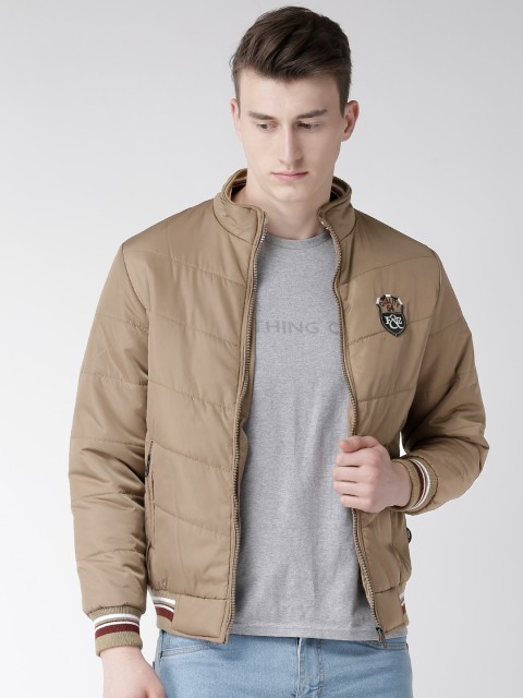 

Fort Collins Men Brown Solid Padded Jacket