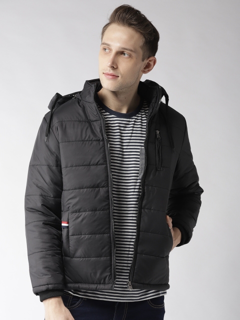 

Fort Collins Men Grey Solid Padded Jacket