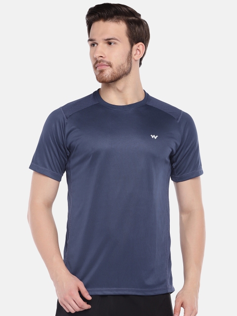 

Wildcraft Men Blue Hiking T-shirt