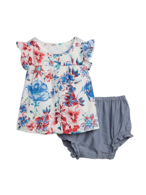 

GAP Girls Multi-Coloured Floral Flutter Two-Piece Set