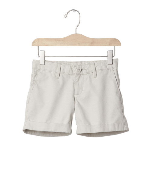 

GAP Girls Grey Solid Midi Shorts