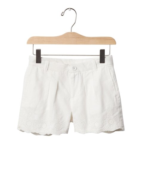 

GAP Girls White Eyelet Shorty Shorts