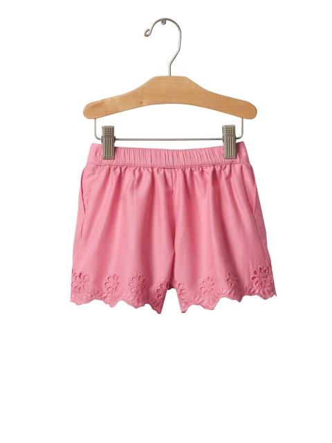 

GAP Toddler Girl Pink Eyelet Pull On Shorts