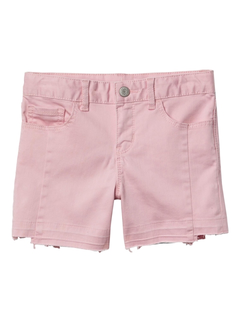 

GAP Girls Pink High Stretch Let Down Midi Shorts