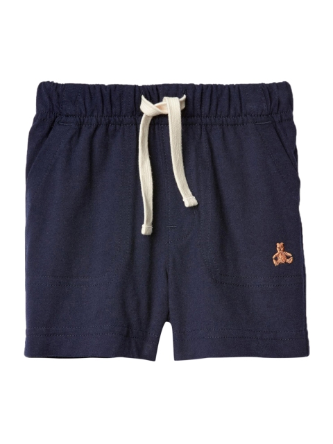 

GAP Baby Navy Blue Solid Shorts