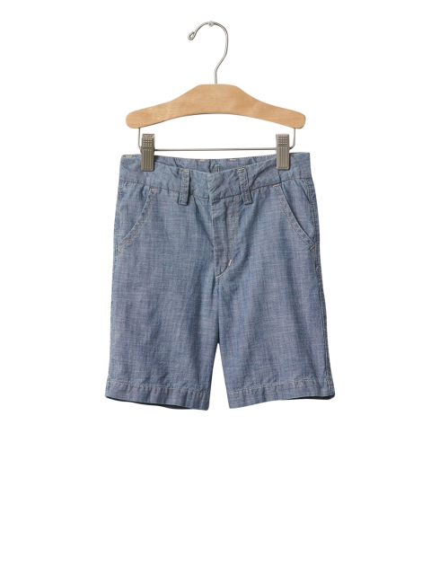 

GAP Toddler Boy Blue 1969 Chambray Flat Front Shorts