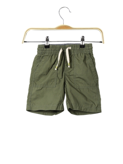 

GAP Toddler Boys Green Pull-On Twill Shorts