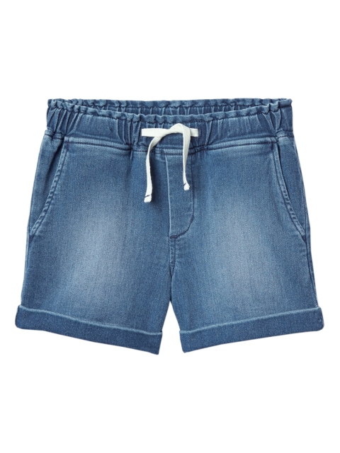 

GAP Girls Blue Denim Shorts In Fantastiflex