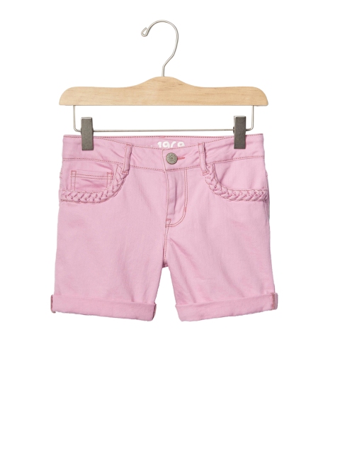 

GAP Girls Pink 1969 Braid Denim Midi Shorts