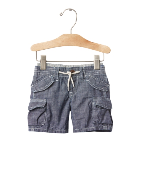 

GAP Baby Blue 1969 Pull On Chambray Beachcomber Shorts