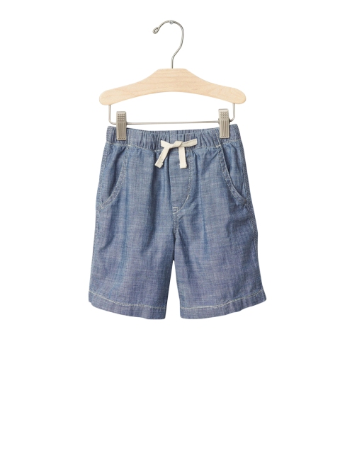 

GAP Toddler Boy Blue 1969 Pull On Chambray Shorts