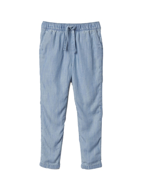 

GAP Toddler Girl Blue Tencel Pull-On Pants