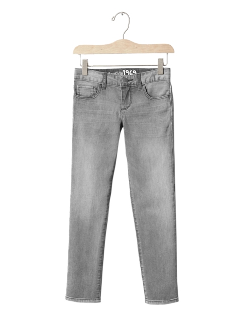 

GAP Girls 1969 Grey Serious Stretch Super Skinny Jeans