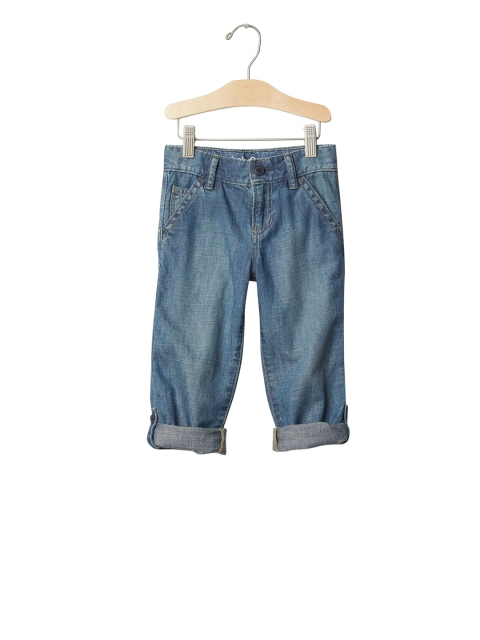 

GAP Toddler Boy Blue 1969 Button Tab Denim Trousers