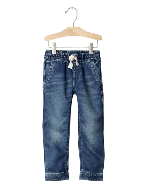 

GAP Toddler Boy Blue 1969 Super Soft Indigo Denim Joggers