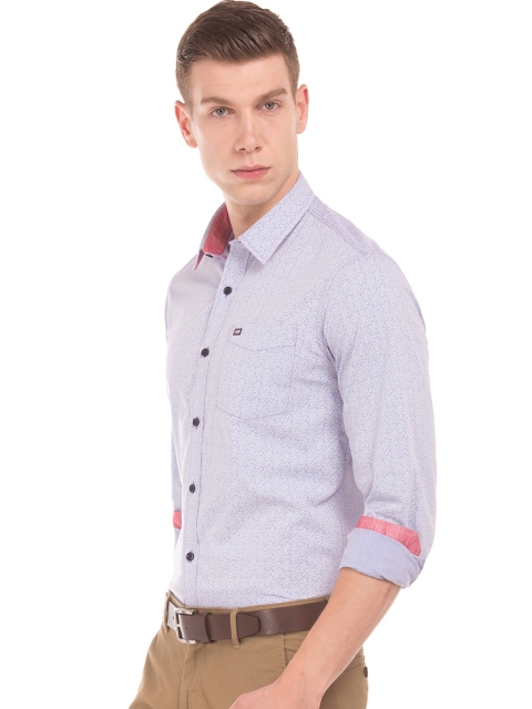 

Arrow Sport Men Lavender Slim Fit Printed Semiformal Shirt