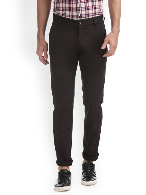 

Arrow Sport Men Brown Slim Fit Solid Regular Trousers