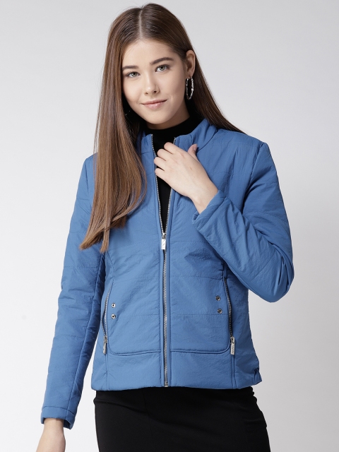 

Fort Collins Women Blue Solid Padded Jacket